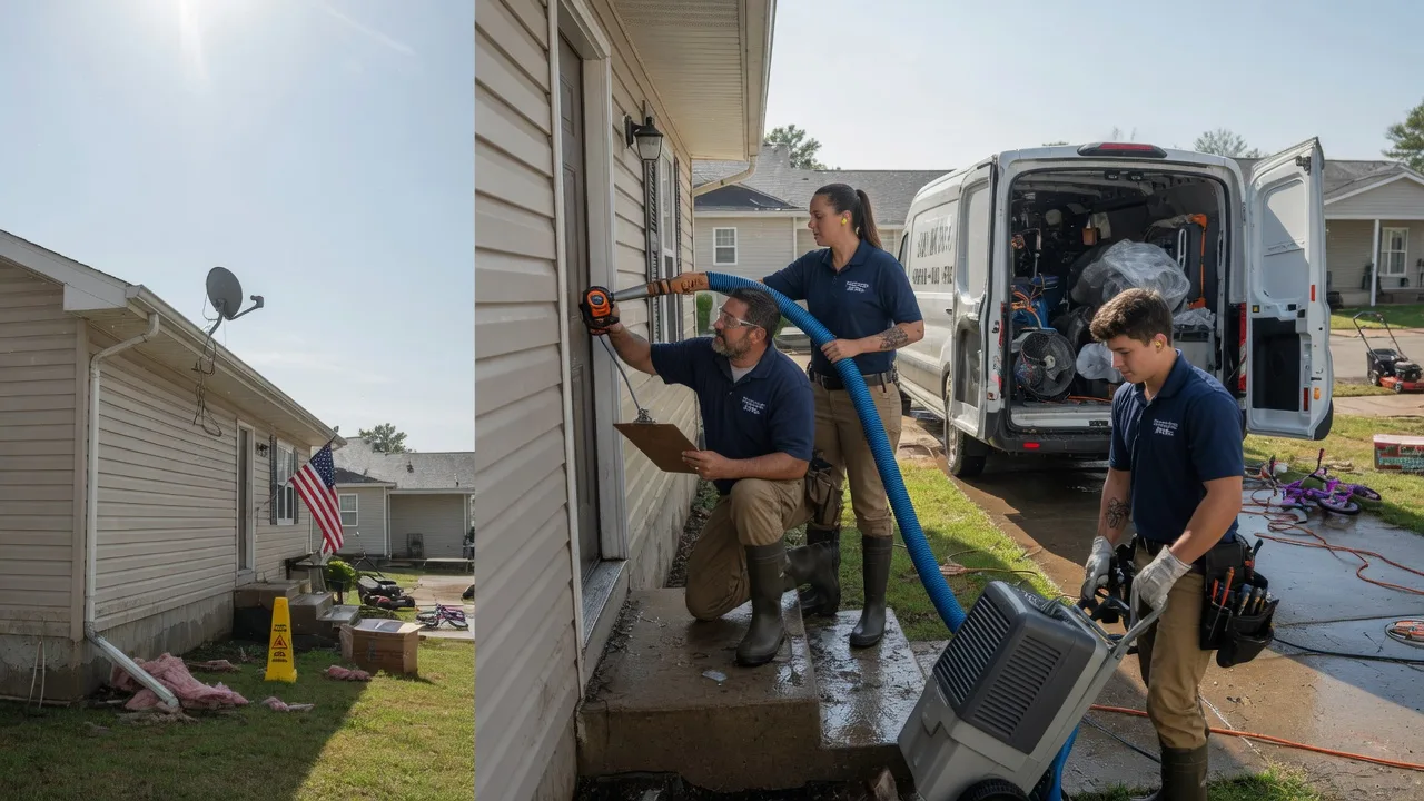 Ceiling Water Damage Restoration in Valparaiso, NE near me